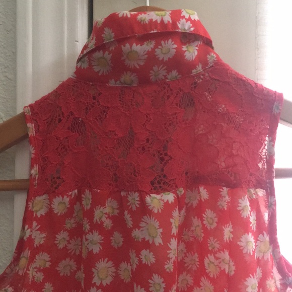 Sea-through cover up shirt. - Picture 2 of 4